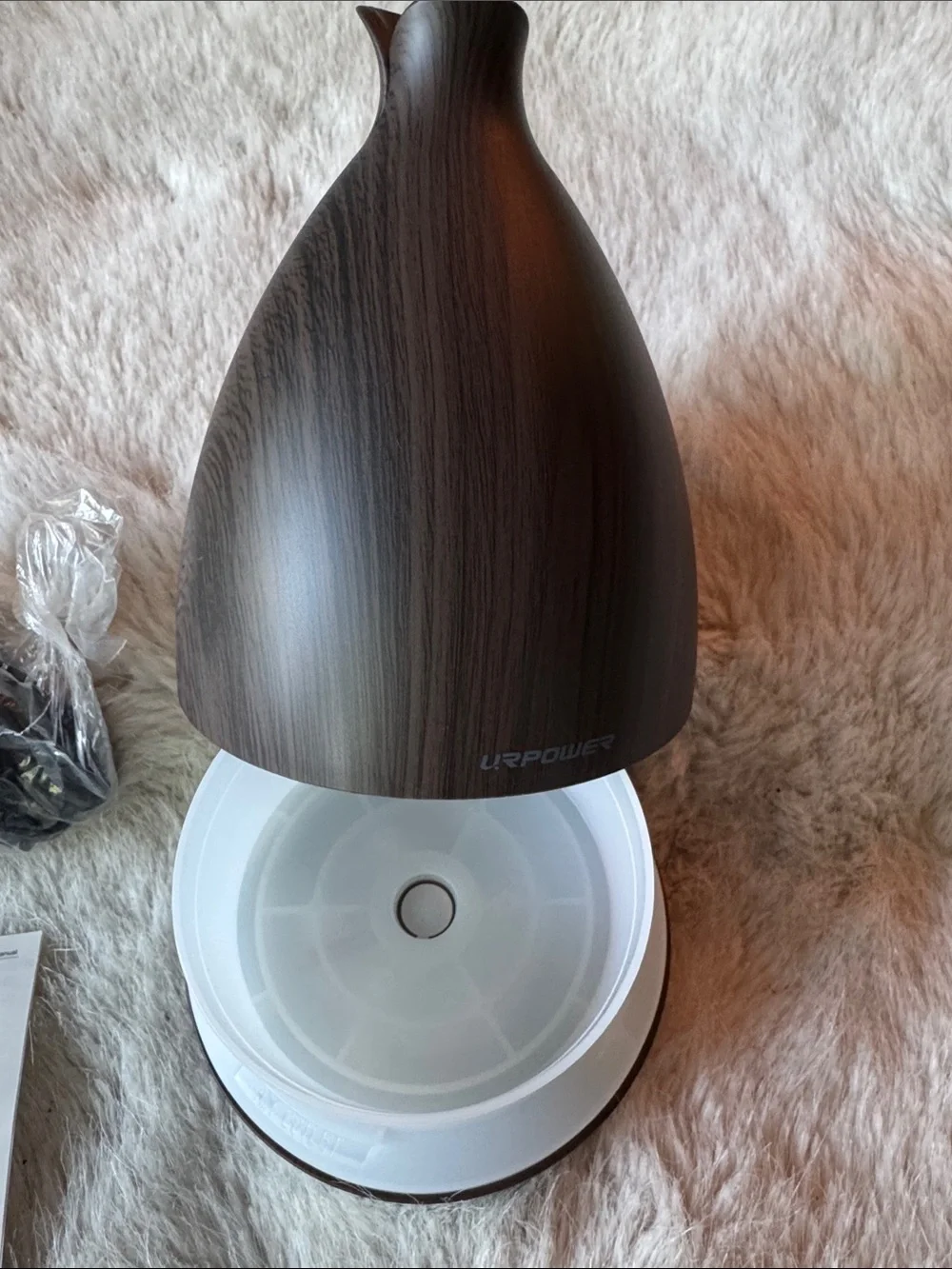 Dark Wood Grain Home Accent Diffuser - Brown